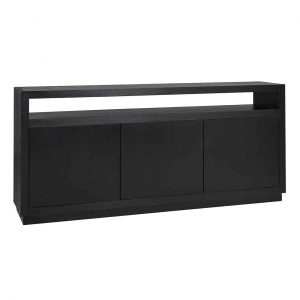 6500 BLACK - Sideboard Oakura 3-doors