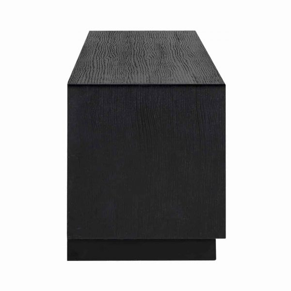 6503 BLACK - TV-Unit Oakura 3-drawers