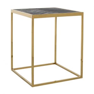 7432 - Corner table Blackbone gold 50x50