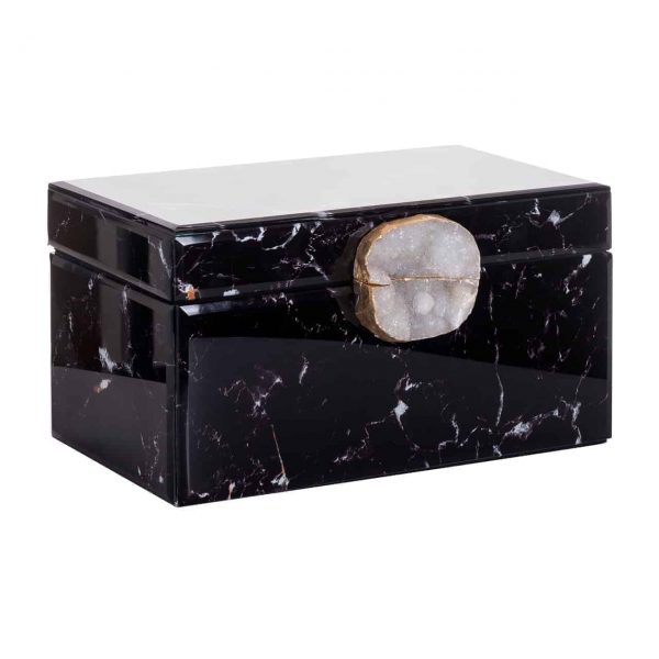 -JB-0001 - Jewellery Box Maeve black marble