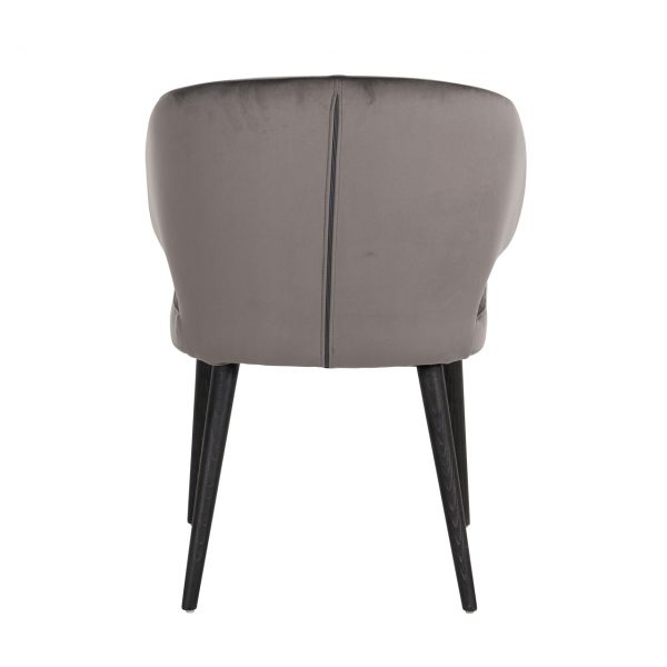 S4497 STONE VELVET - Chair Indigo Stone velvet