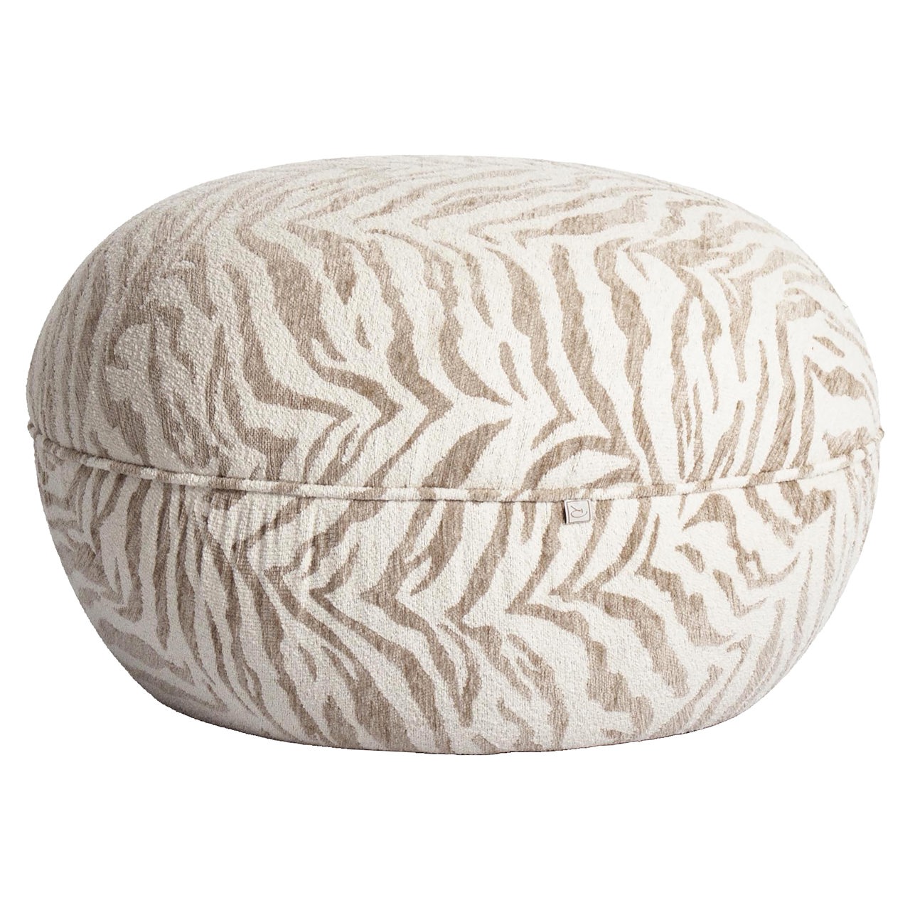Tabure / podnožnik Pouffe & Footstool Jace bež tiger