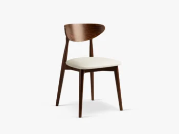 Blagovaonska stolica Leon ivory/walnut