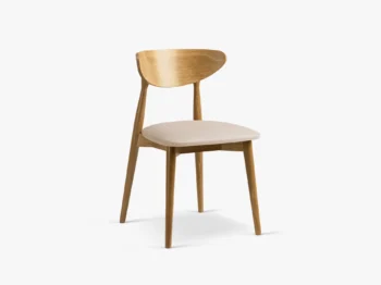 Blagovaonska stolica Leon alomond beige/A. walnut