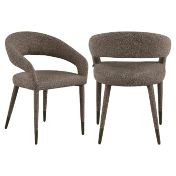 Blagovaonska stolica Gia brown chunky