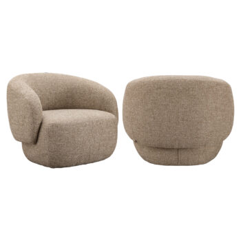 Fotelja Milano sand tweed vatrootporna