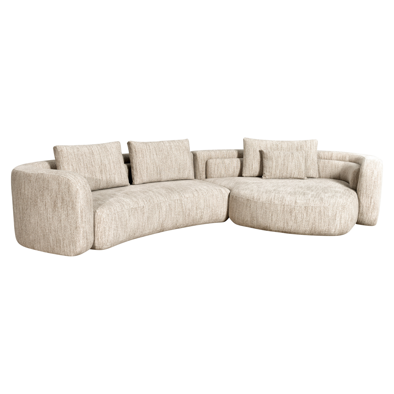 Sofa Angusto natural softweave lounge dio desno