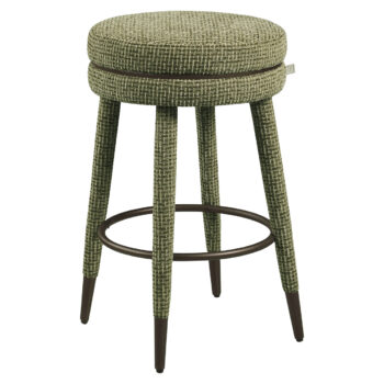 Polubarska stolica Tenashar green blockweave okretna