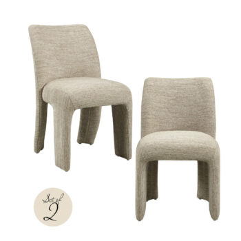 Blagovaonska stolica Maya natural softweave (set 2 kom.)