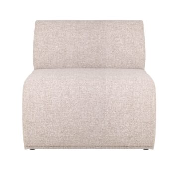 Blagovaonska klupa Sorrobon trendy cream ravna - potpuno tapecirana