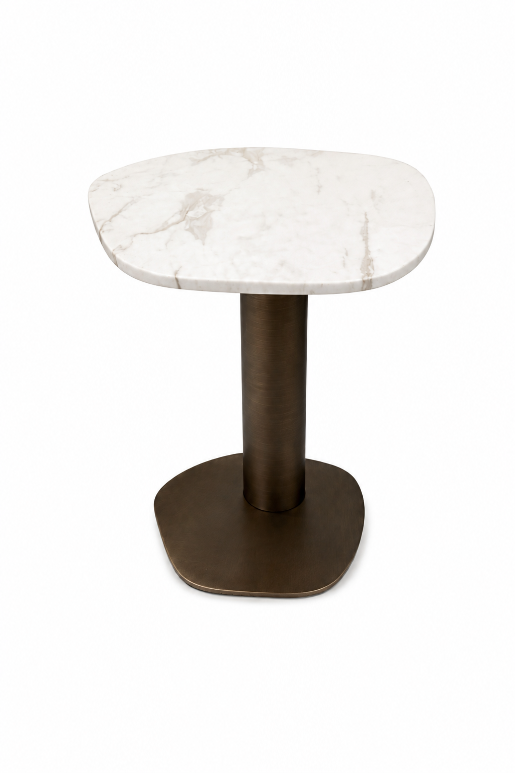 OYSTER Side Table Bronze Marble