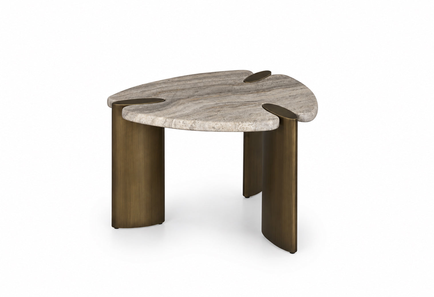 ROMANO Travertine Side Table
