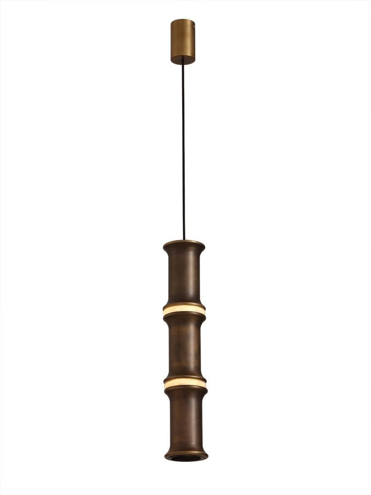 BAMBOO Pendant - Two Rings
