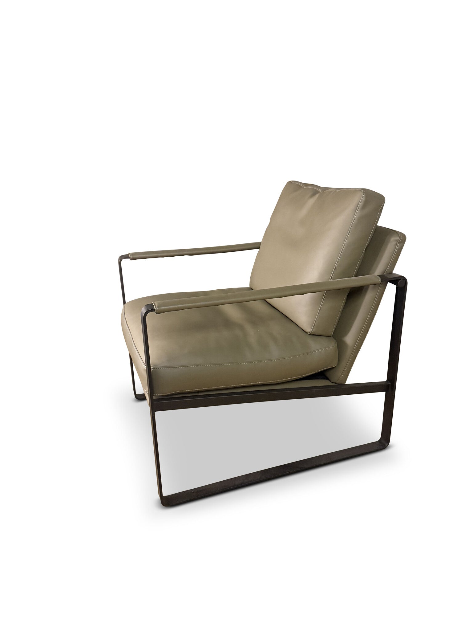 Olive Green Vegan Leather